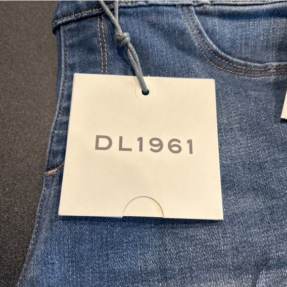 NWT DL1961 Candy Legging Medium Wash Denim Jeans, Girls Size 16 - Picture 2 of 7